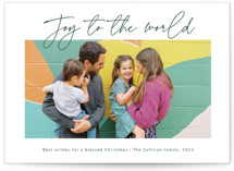 Joy Has Come Christmas Photo Cards