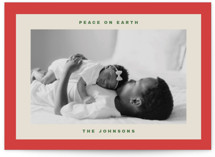 Thick border Christmas Photo Cards