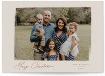 Clear Simplicity Christmas Photo Cards