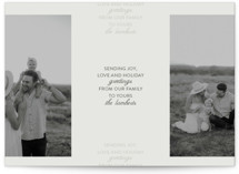 Analogue Christmas Photo Cards