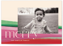 Bright Dips Christmas Photo Cards