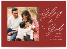 Christmas Glory Christmas Photo Cards