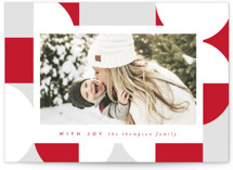 Geo Frame Christmas Photo Cards