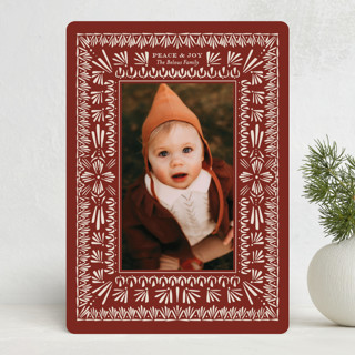 Pysanky Christmas Photo Cards