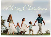 Calligraphic Christmas Photo Cards