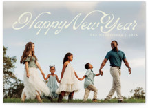 Calligraphic Christmas Photo Cards