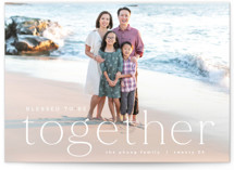 Blessed to be Together Christmas Photo Cards