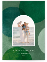 festive circles Christmas Photo Cards