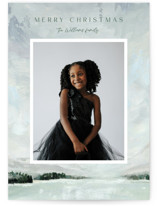 Glacier Lake Christmas Photo Cards