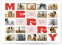 Five by Five Christmas Photo Cards