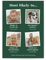 Most Likely To Christmas Photo Cards