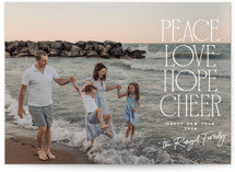 Many Greetings Christmas Photo Cards