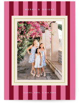Bold Stripe Christmas Photo Cards