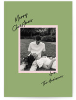 Modern Hand Christmas Photo Cards