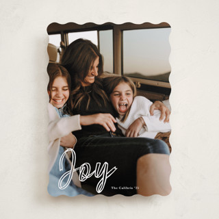 a merry ribbon Christmas Photo Cards