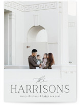 Holiday Family Name Christmas Photo Cards