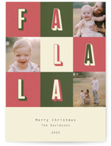 Fa La La Christmas Christmas Photo Cards
