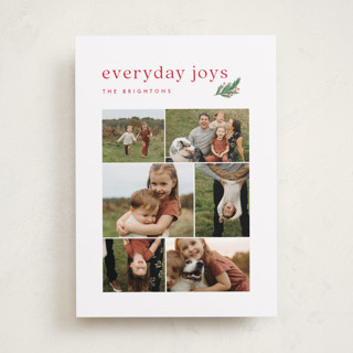 Everyday joys Christmas Photo Cards