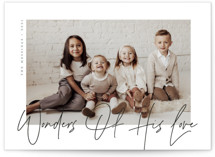 modern wonder Christmas Photo Cards