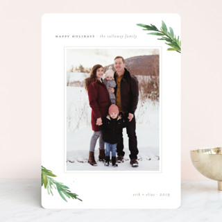 Understated Pines Christmas Photo Cards