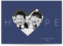 Hope Heart Christmas Photo Cards