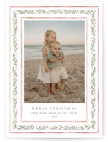 Garland Frame Christmas Photo Cards