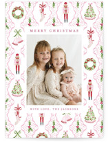 Patterned Icons Christmas Photo Cards
