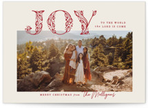 Joy to the World Christmas Photo Cards