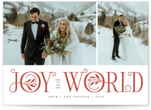 Foliage Details Christmas Photo Cards