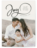 Sweeping Joy Christmas Photo Cards