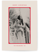 simple border Christmas Photo Cards
