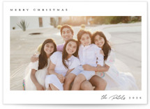 Simply stated Christmas Photo Cards