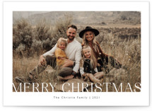 Holiday Light Christmas Photo Cards