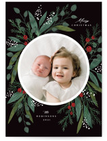Magic forest Christmas Photo Cards