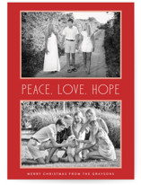 Peaceful Pair Christmas Photo Cards