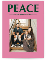 Big Peace Christmas Photo Cards