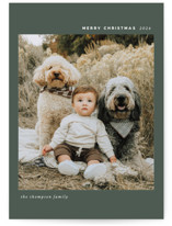 Simple Greeting Christmas Photo Cards