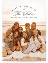 Arched Type Christmas Photo Cards