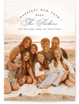 Arched Type Christmas Photo Cards