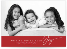 abounding joy Christmas Photo Cards