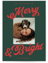 Vintage Classic Christmas Photo Cards