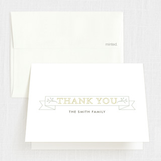 Pure & Sweet Baptism and Christening Thank You Cards
