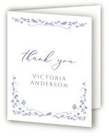 Delicate summer frame Baptism and Christening Thank You Cards