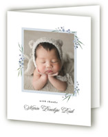 Vinca Baptism and Christening Thank You Cards