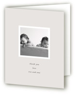 modern verse Baptism and Christening Thank You Cards