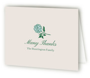 Hydrangea Baptism and Christening Thank You Cards