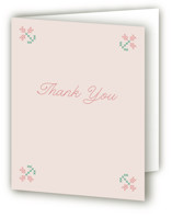 Cross Stitched Baptism and Christening Thank You Cards