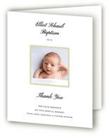 Photo Framed Baptism and Christening Thank You Cards