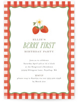 Petite Children's Birthday Party Invitations