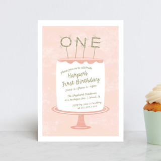 Frosting Petite Children's Birthday Party Invitations